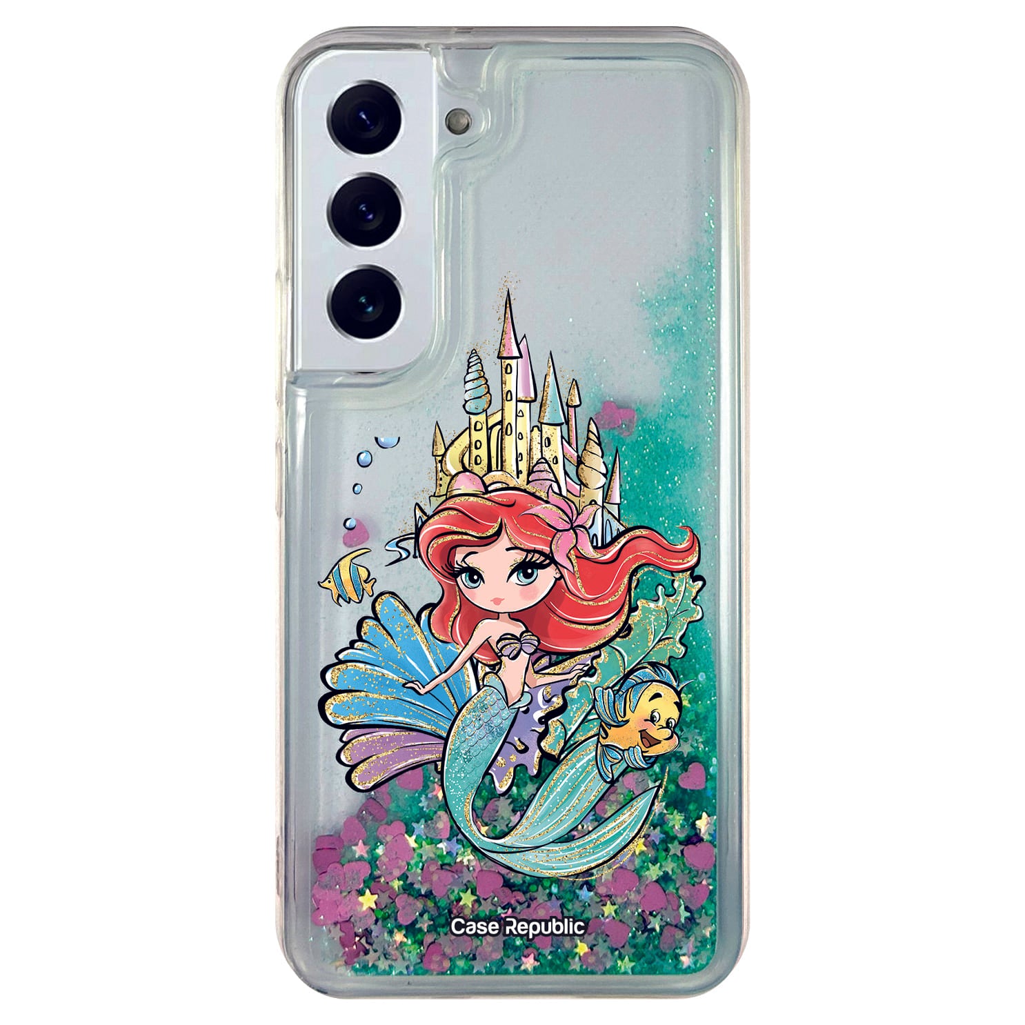 Funda Samsung Galaxy Cute Ariel La Sirenita Dream Sparkle Transparente -  Case Republic